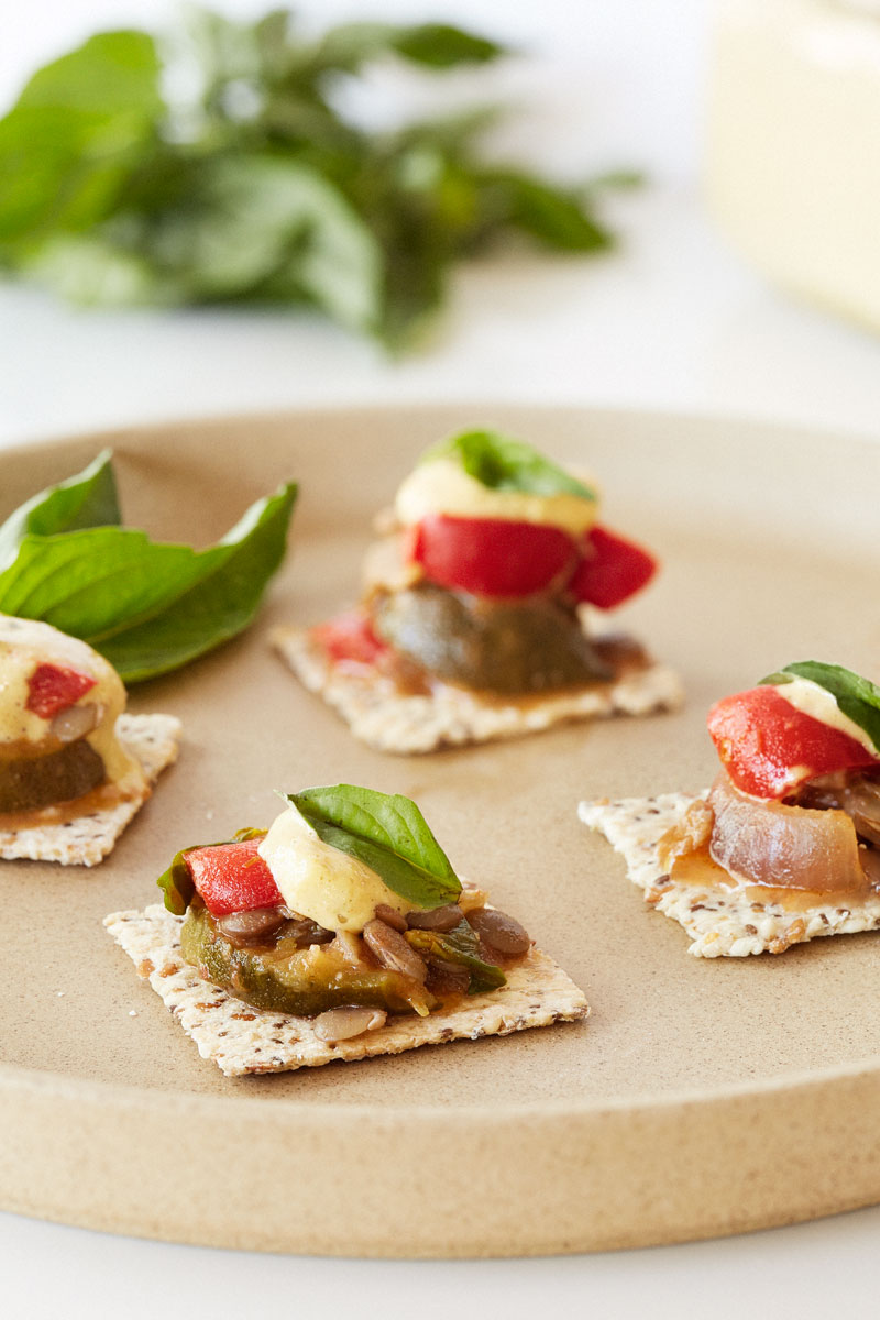 Mediterranean Lentil Canapés – Clean Living Guide